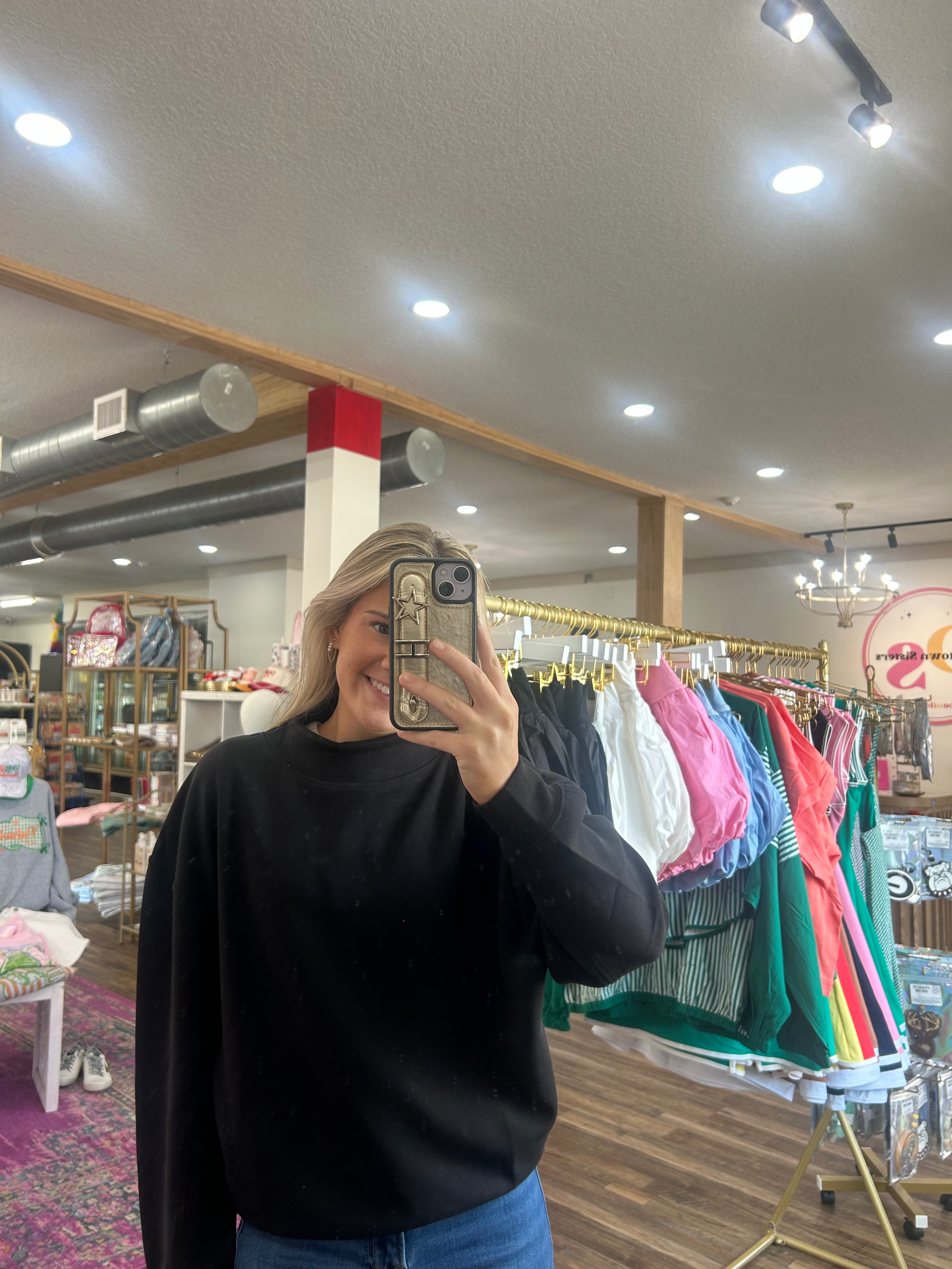 Sporty Mockneck