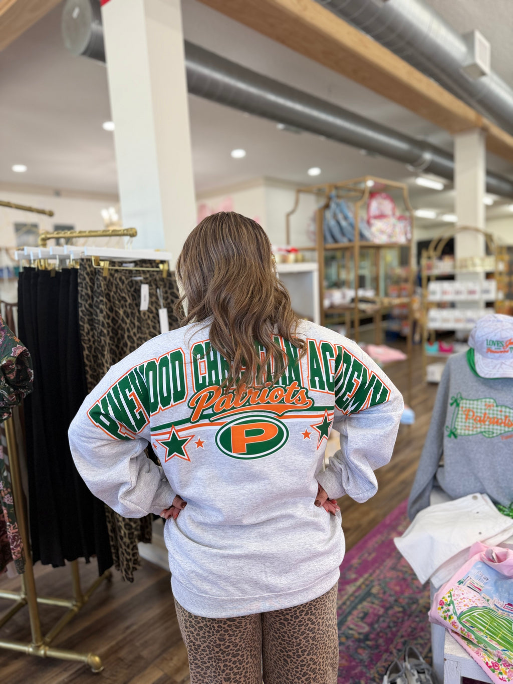 Pinewood Large Back Crewneck