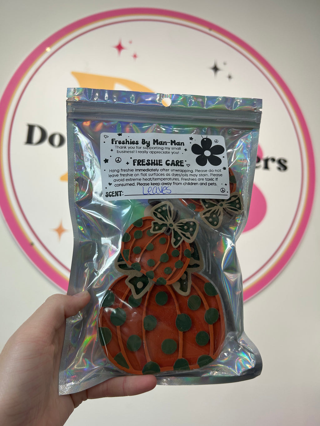 Pumpkin Freshie Vent Clip Set