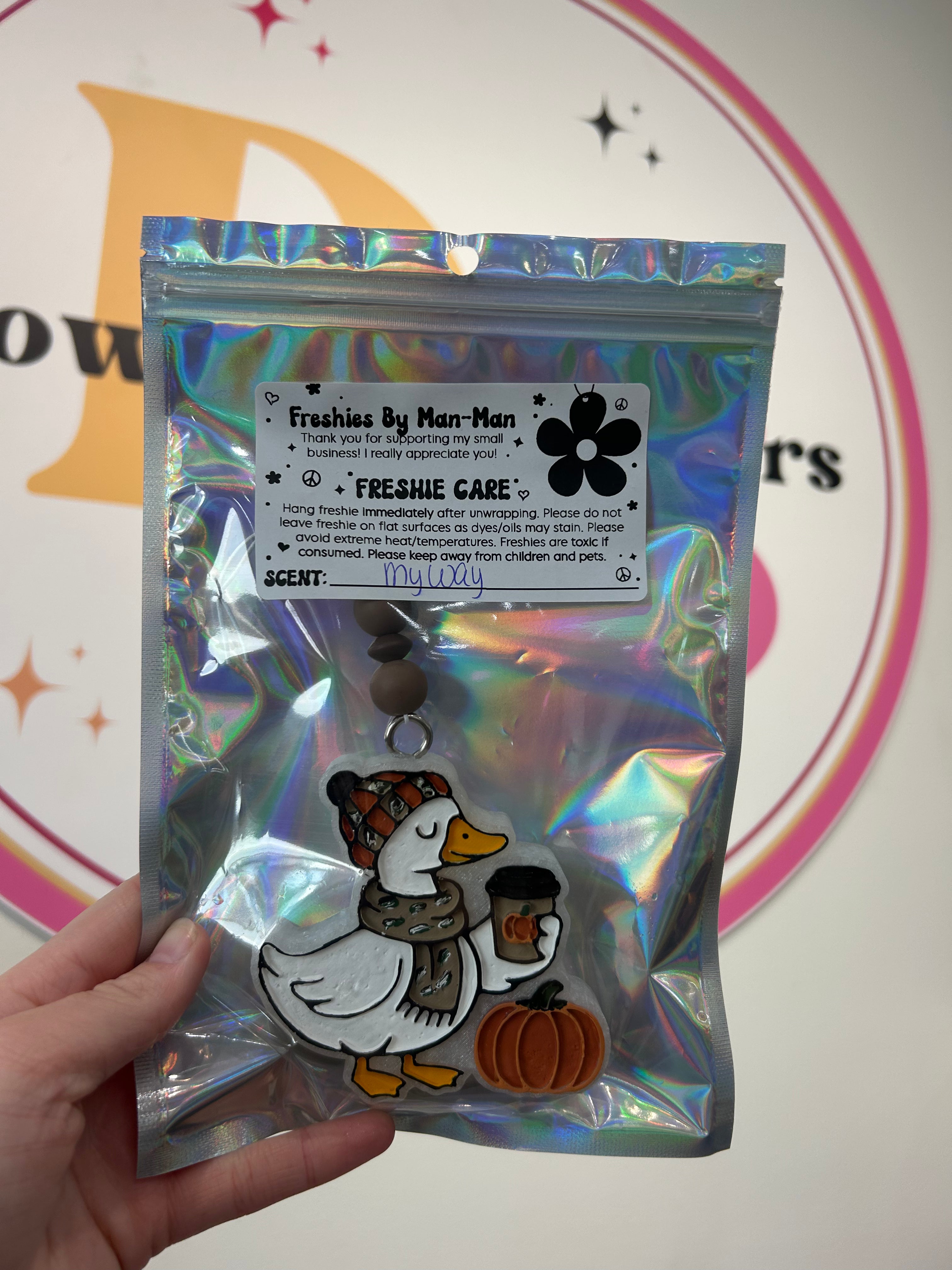 Fall Pumpkin Goose Freshie