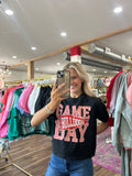 Bulldogs Gingham Cropped Tee