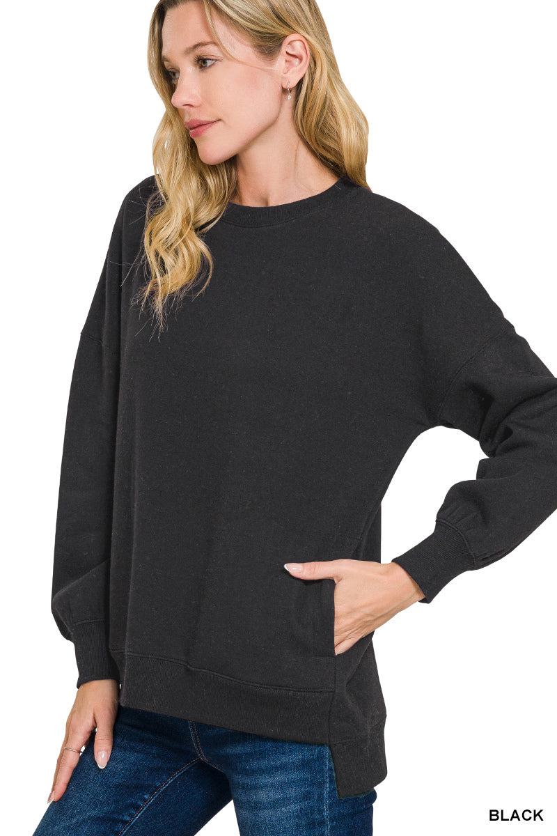 Zenana Hi Lo Pullovers