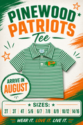 Pinewood Patriots Kids Polo