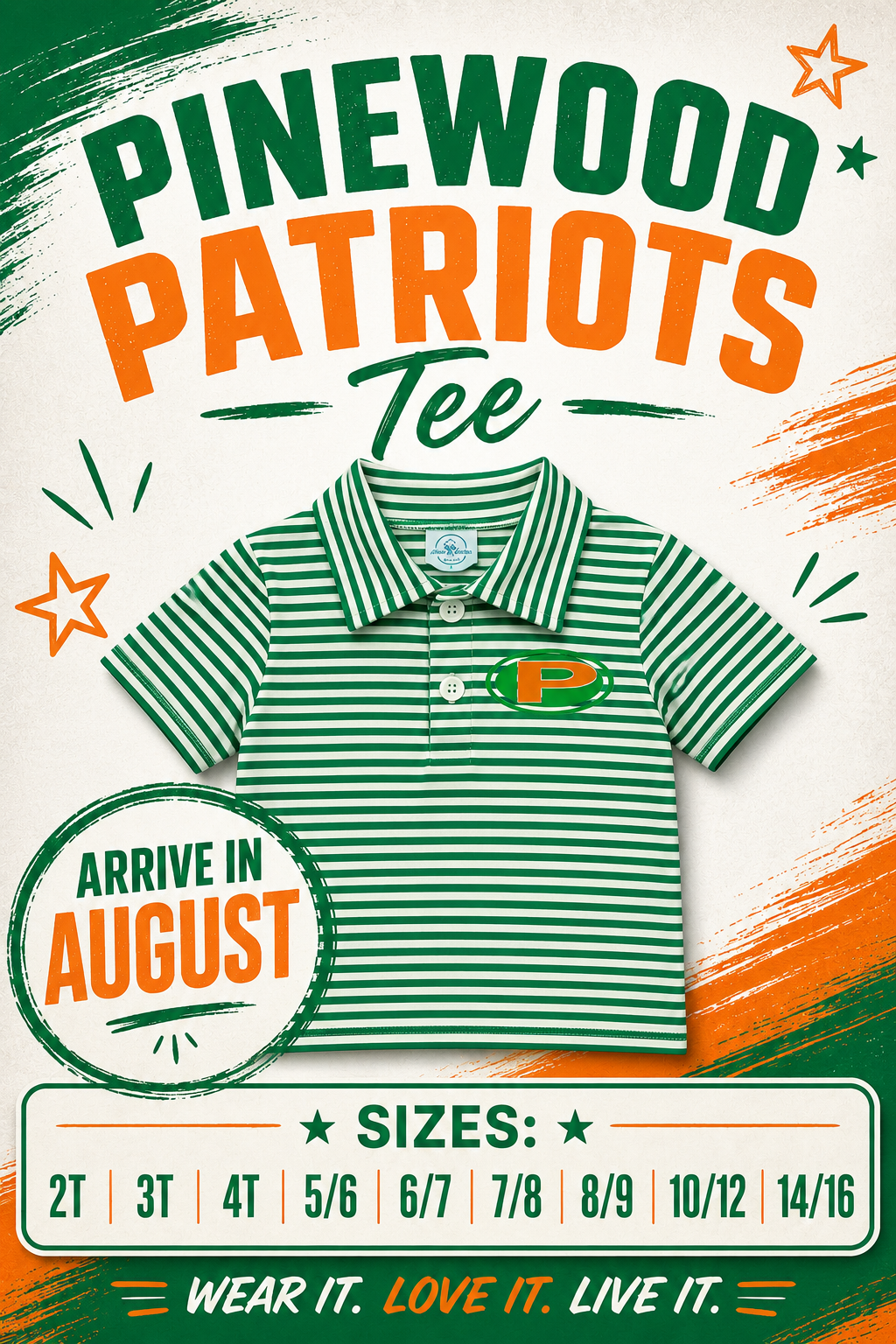 Pinewood Patriots Kids Polo