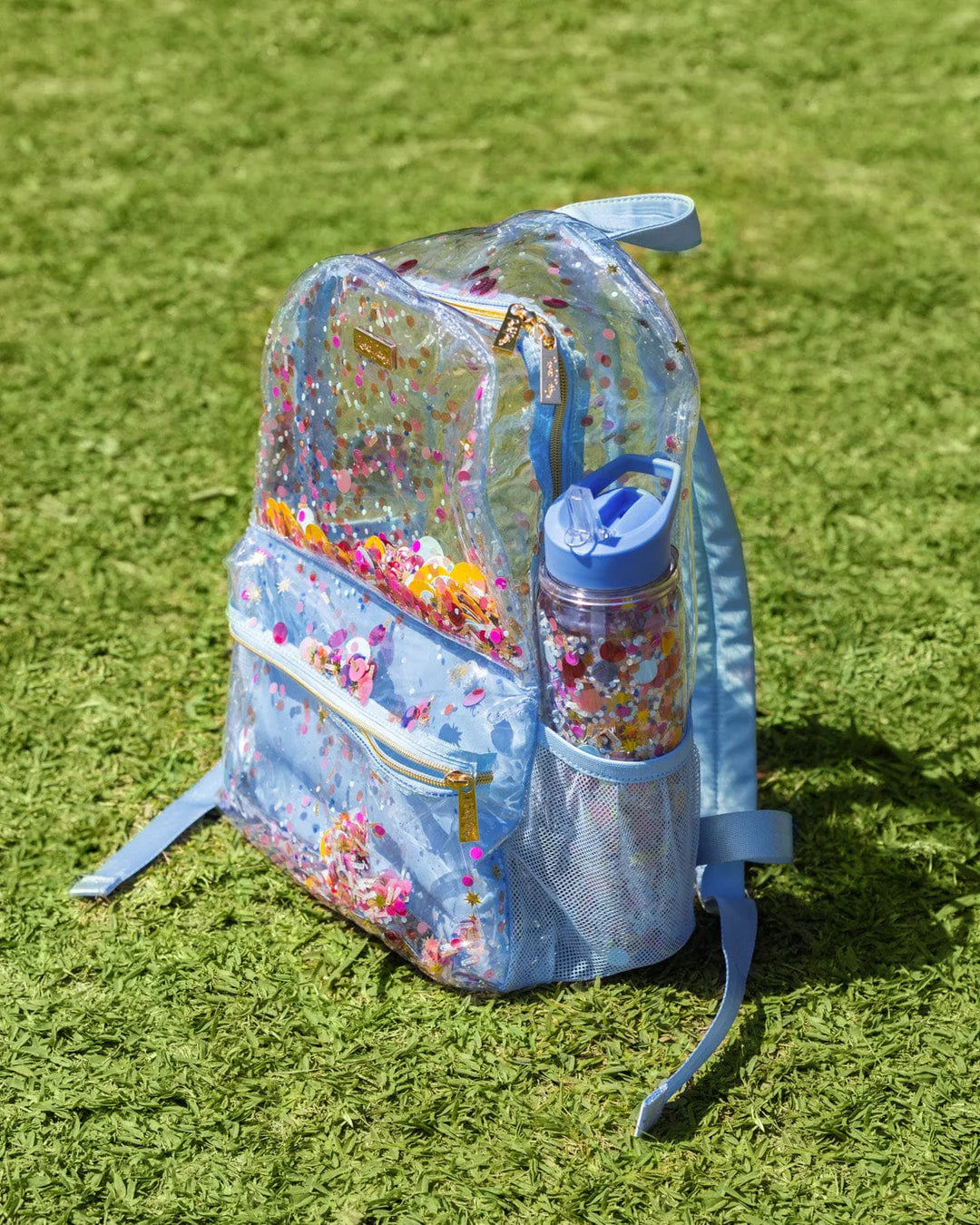 Packed Party- Celebrate Confetti Clear Backpack